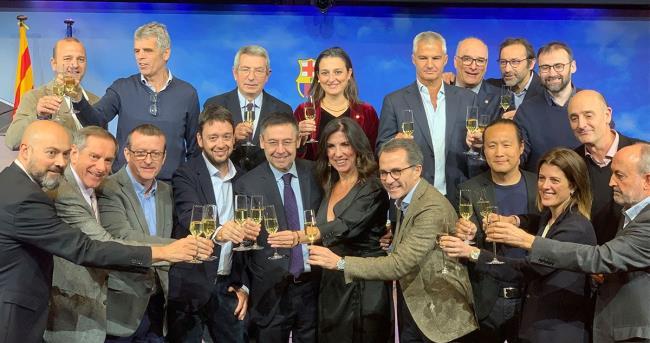 Bartomeu y su junta directiva