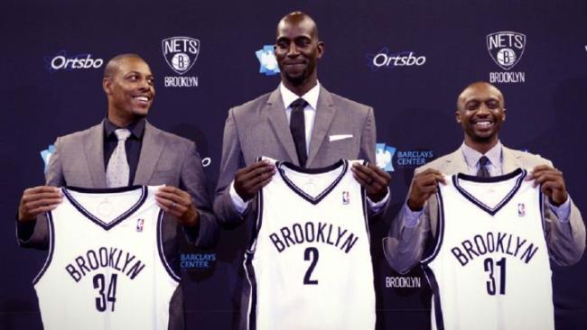 El 'Big Three' de los Nets fichado en julio de 2013
