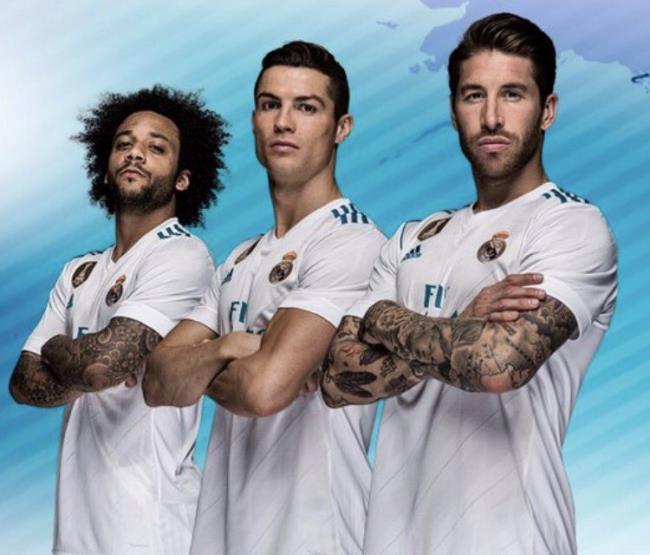 Sergio Ramos, CR7 y Mareclo