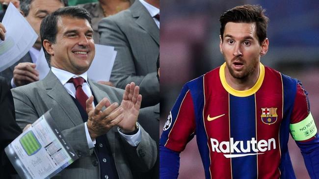 Laporta y Messi