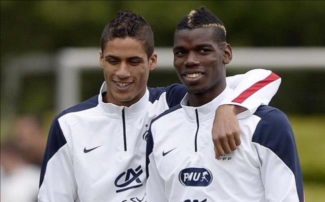 Varane y Pogba