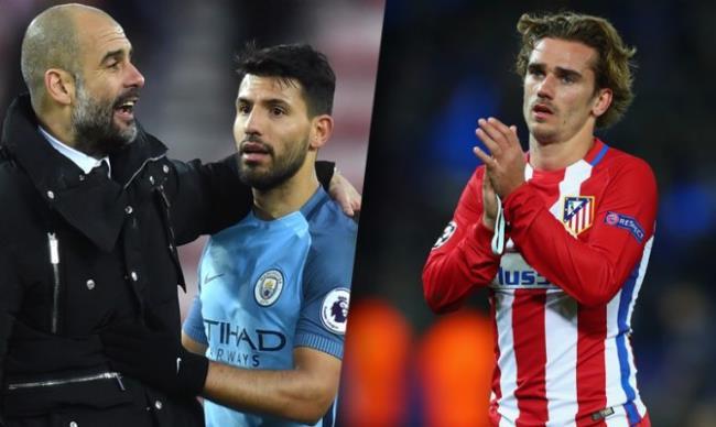 Guardiola y Griezmann