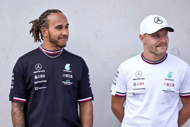 Lewis Hamilton y Valtteri Bottas