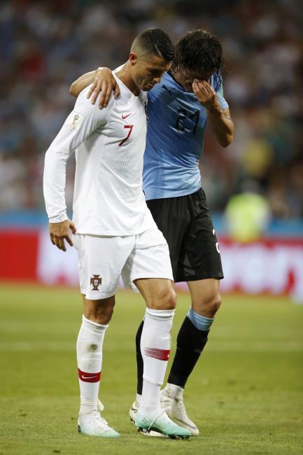 CR7 y Cavani