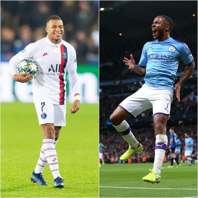 Mbappé y Sterling