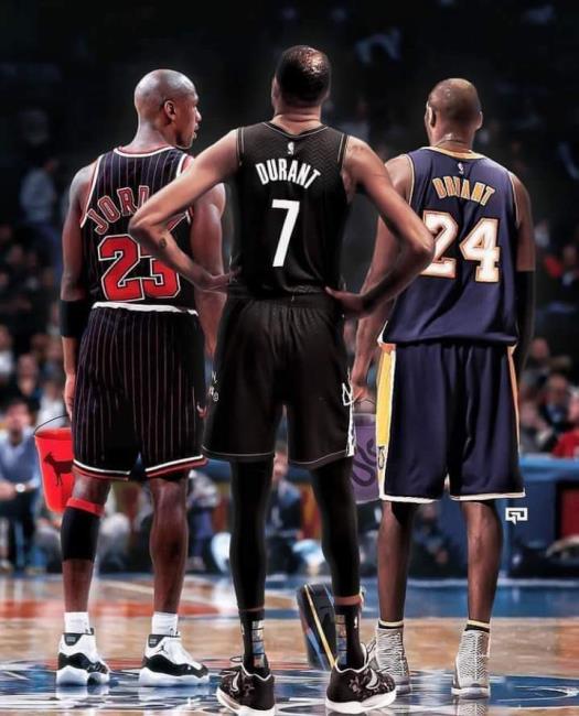 Jordan, Durant y Bryant