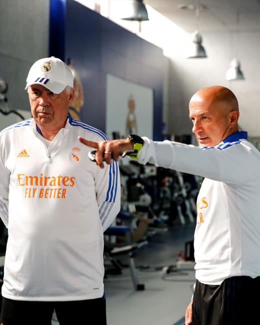 Ancelotti y Pintus