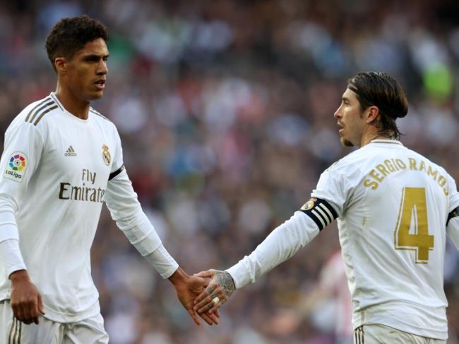 Varane y Ramos