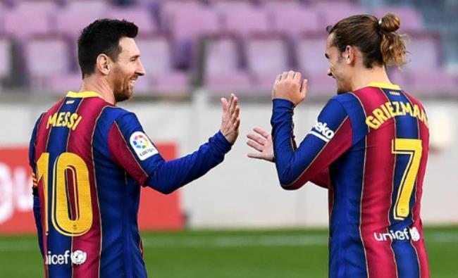Messi y Griezmann