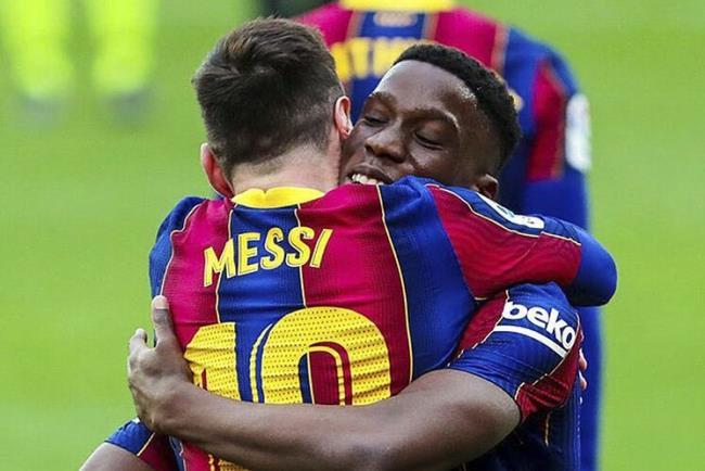 Messi y Moriba