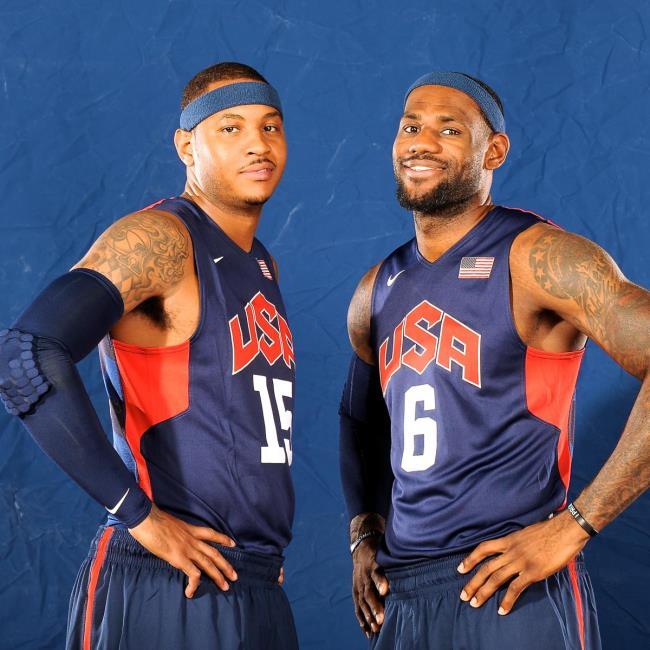 Carmelo y Lebron
