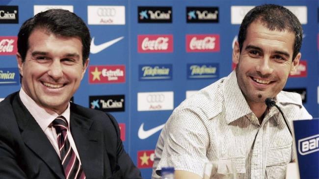 Laporta y Guardiola