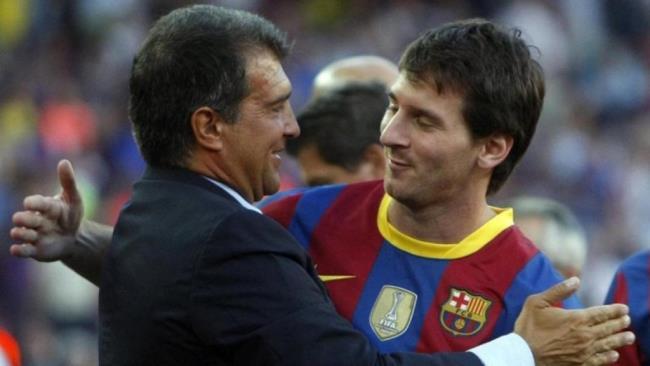Laporta y Messi
