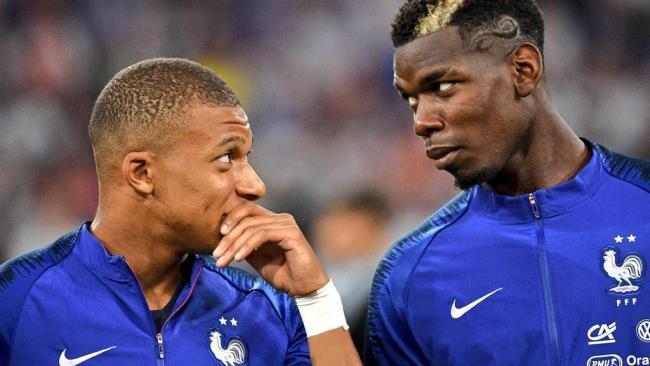 Mbappé y Pogba