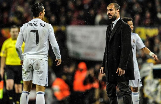 CR7 y Guardiola