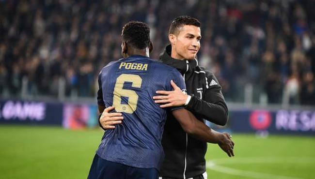 Pogba y CR7