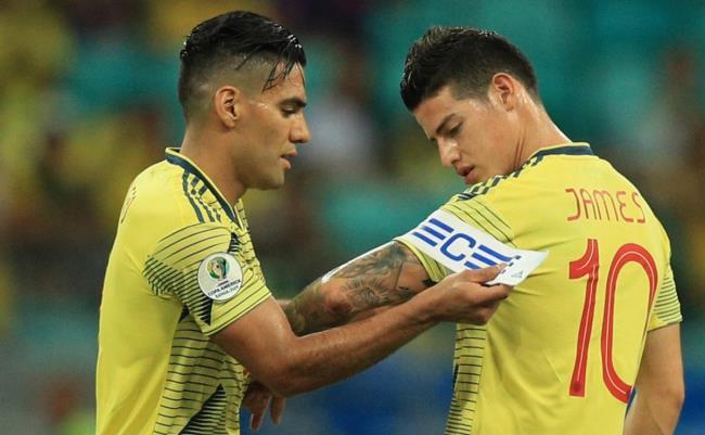 Falcao y James