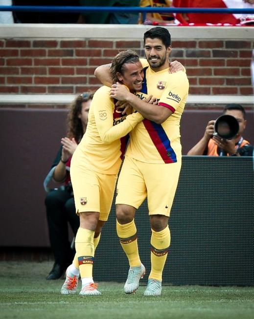 Griezmann y Luis Suárez
