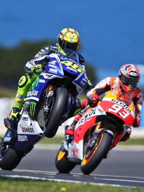 Rossi y Márquez