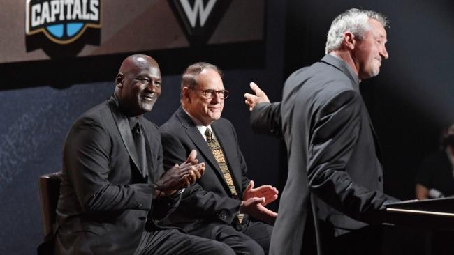 Kukoc y Jordan, en la gala