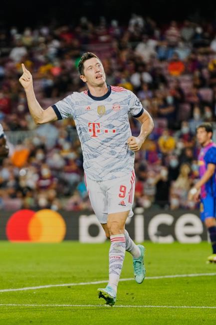 El polaco, tras un gol