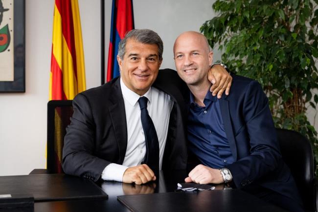 Joan Laporta y Jordi Cruyff