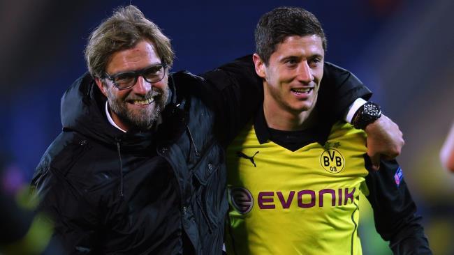 Klopp y Lewandowski