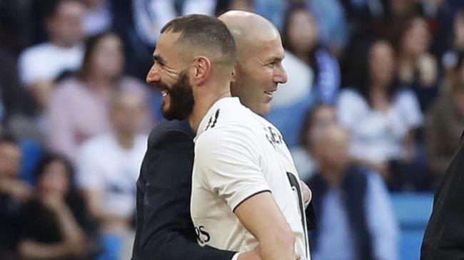 Zidane y Benzema