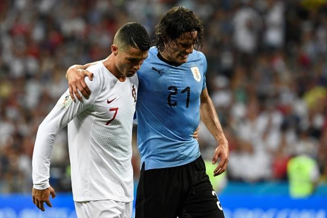 Cristiano Ronaldo y Cavani