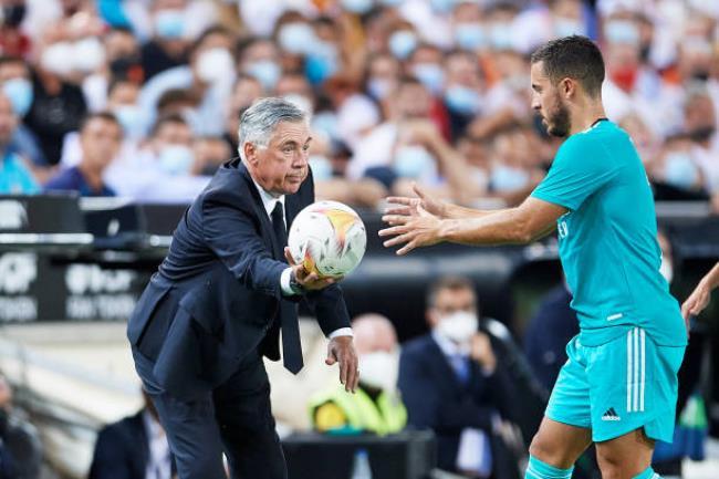 Ancelotti y Hazard