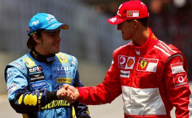 Alonso y Schumacher