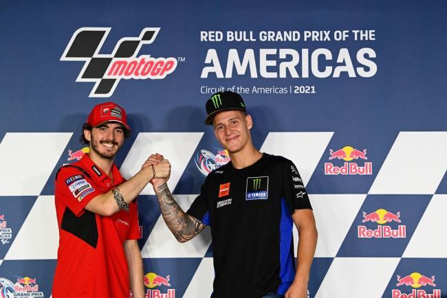 Bagnaia y Quartararo