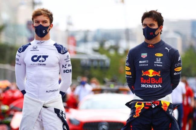 Gasly y Pérez