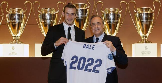Foto de la renovación de Gareth Bale en 2018