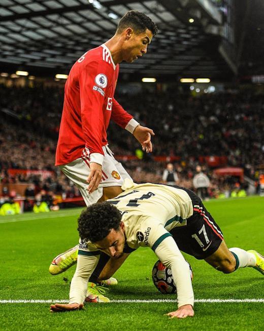 CR7 contra el Liverpool