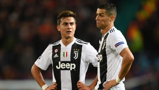 Dybala y CR7 con la Juventus