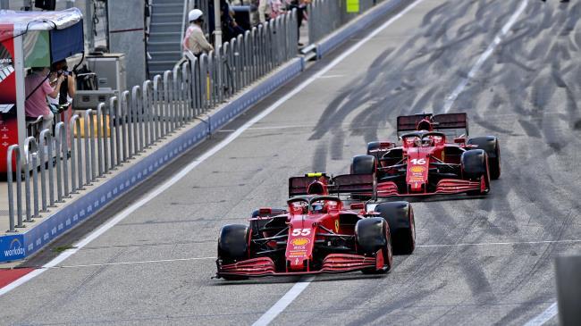 Carlos Sainz y Charles Leclerc