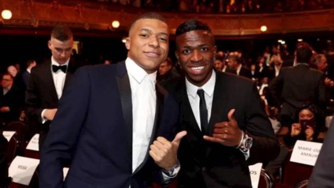 Mbappé y Vini