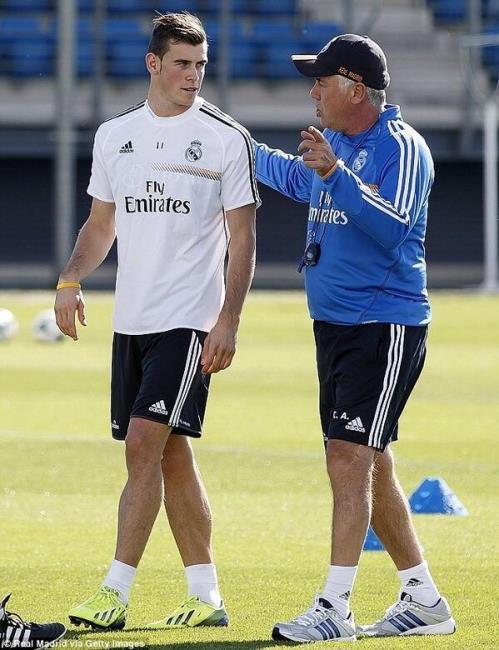 Bale y Ancelotti