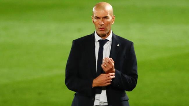 Zidane en un partido con el Real Madrid la pasada temporada