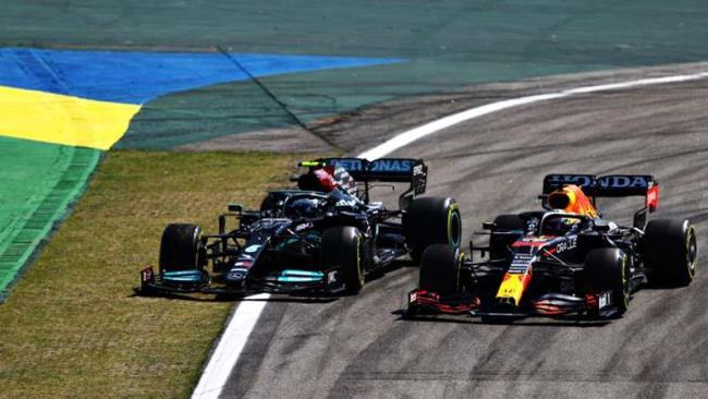 Hamilton y Verstappen en Brasil