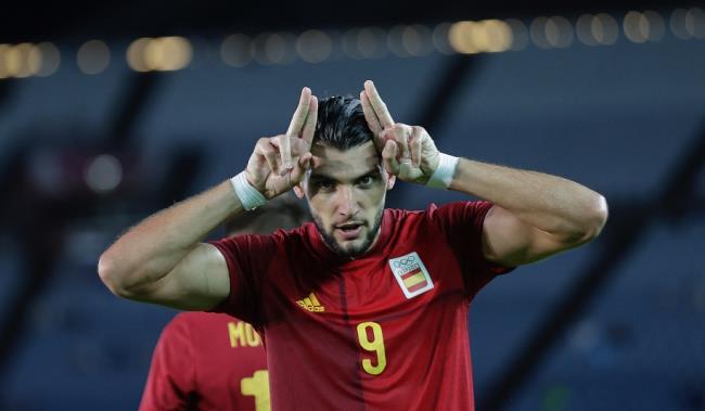 Rafa Mir con la selección española en los JJOO de Tokio