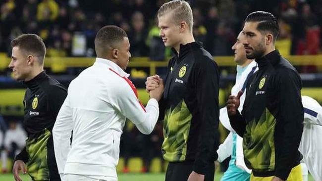haaland y Mbappé