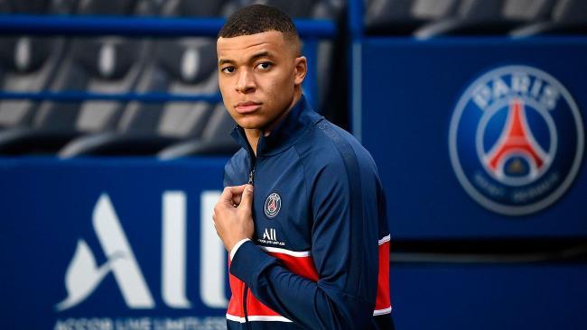 Mbappé con el PSG 