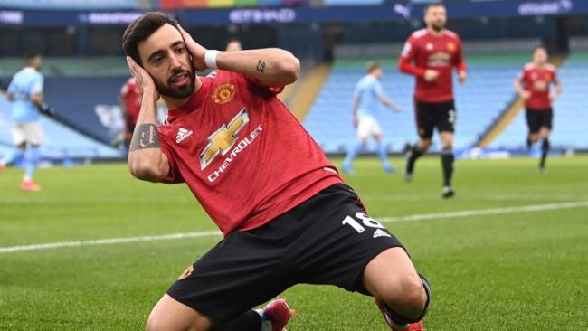 Bruno Fernandes con el United