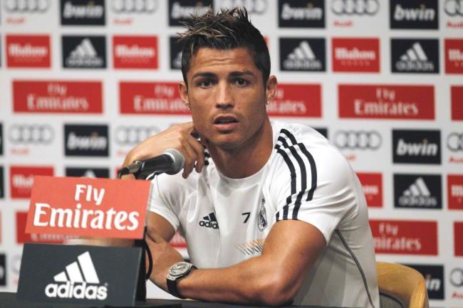 CR7 en la rueda de prensa en la que dijo aquello de 'yo no escupo en el plato que me da de comer'