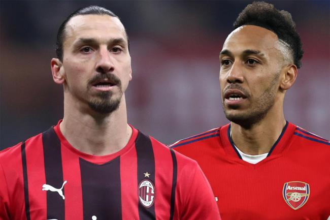 Aubameyang e Ibrahimovic