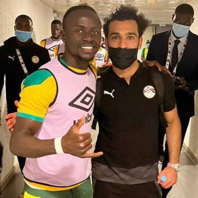 Mané y Salah en la Copa África