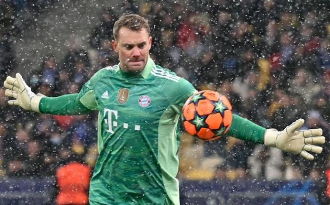Neuer en un partido con el Bayern