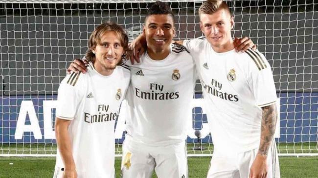 Casemiro, Modric y Kroos
